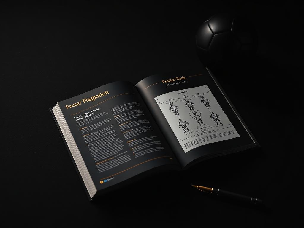 Open Elite Football Mastery Guide playbook with tactical diagrams